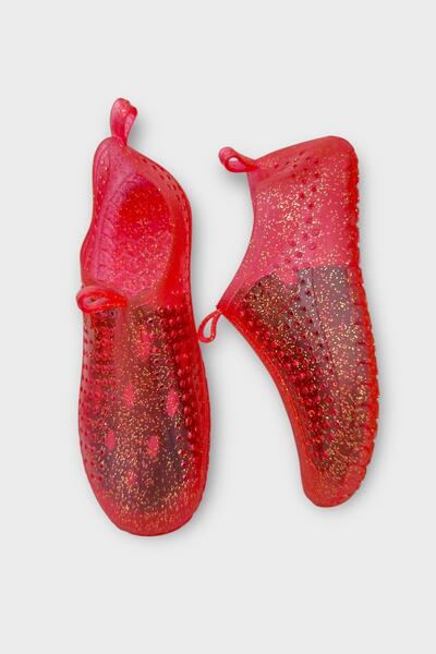 Liger Children's Anti-Slip Sole Unisex Beach Sea Shoes Red