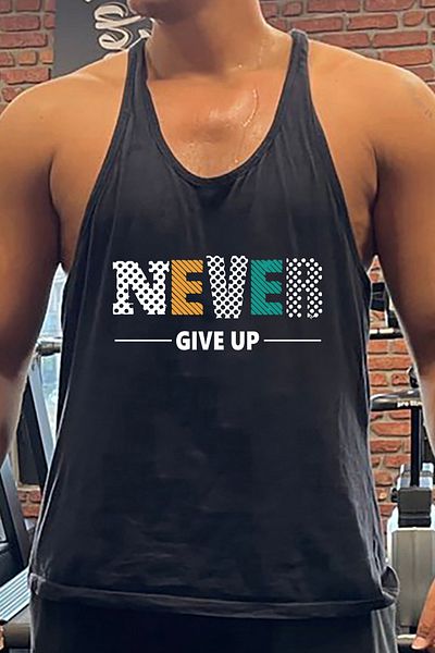 BLUU Neverpoint Gym Fitness Tank Top Sportsman Tank Top