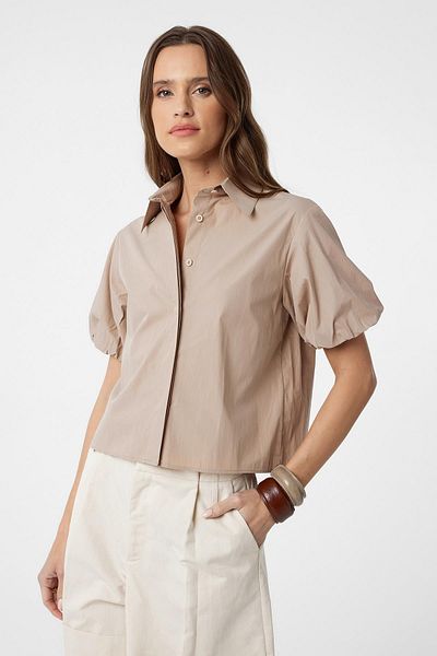Antioch Mink Balloon Sleeve Women's Shirt