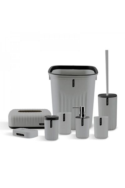GENERAL 8-Piece Bathroom Accessories Set