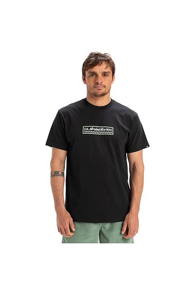 Quiksilver تي شيرت Ev Sun Dagger Erkek Siyah Günlük Stil Eqyzt08043-kvj0
