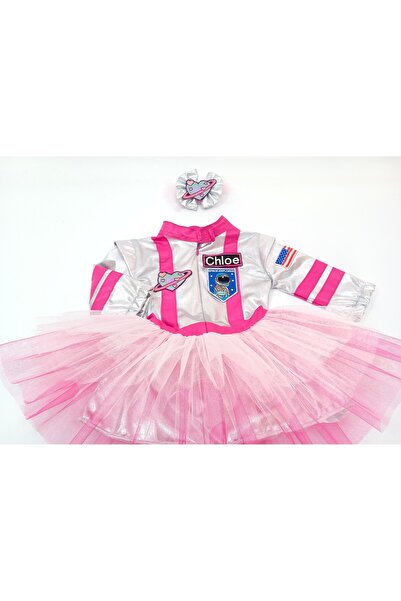 Mum Design Gifts TÜTÜ GRİ ASTRONOT ELBİSE