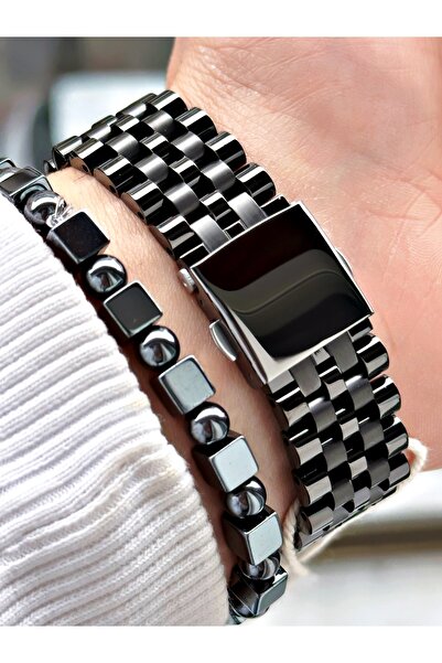 Ferrucci FERRUCCİ YEŞİL KADRANLI FUNCTION SİYAH METAL ERKEK KOL SAATİ