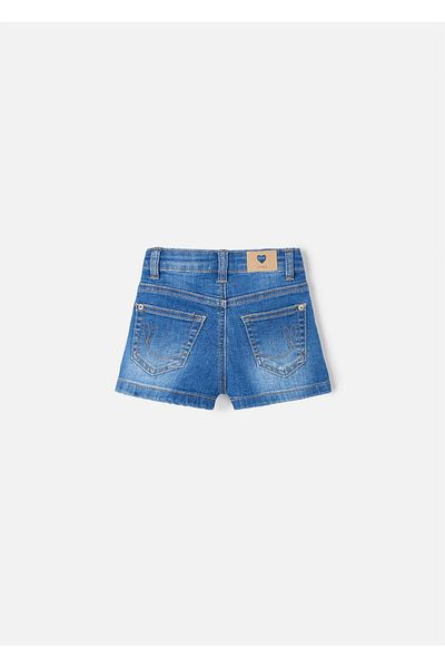 MAYORAL Pantaloni scurți din denim pentru fete albastru închis 236