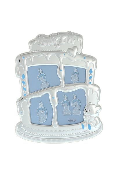 GiftExpress Musical photo frame first year boy 30cm
