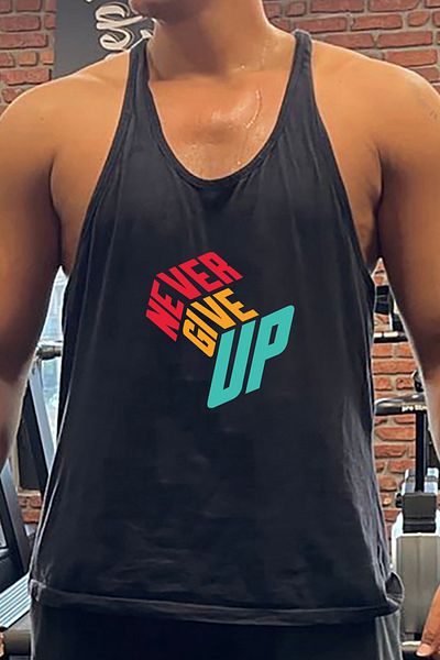 BLUU Qube Circle Gym Fitness Tank Top Athlete Tank Top