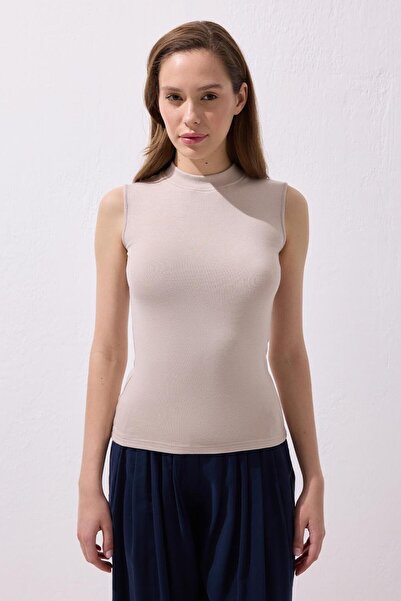 KADRİYE BAŞTÜRK Zero Sleeve Lycra Cotton Bady Mink