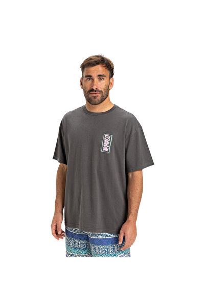 Quiksilver Gh Qs Sunrise Bowl Men Gray Casual Style T-Shirt Eqyzt08022-Krp0