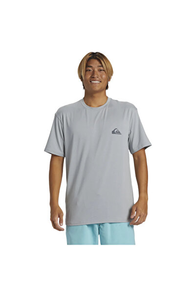 Quiksilver Everyday Surf Erkek Gri Güneş Korumalı T-Shirt AQYWR03135-QUA