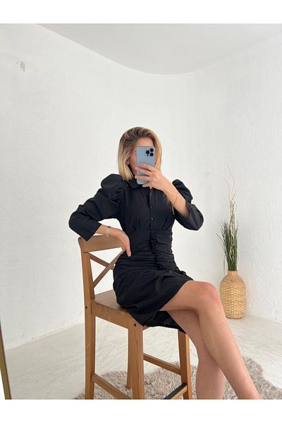 SHUGAA ROCHIE DE POPLIN CU MÂNECĂ BONETA SHUGAA FEMEI