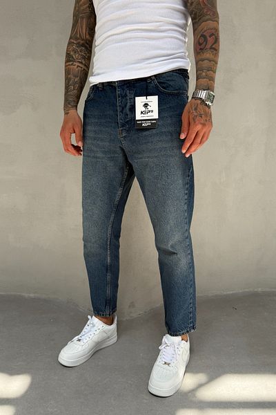 MADZEYMODA Ανδρικό Boyfriend Mold Blue Jean Jeans Παντελόνι KE-309