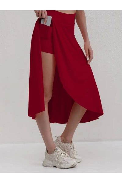 nedo7 Women's Sandy Skirt with Pocket Detail Leggings