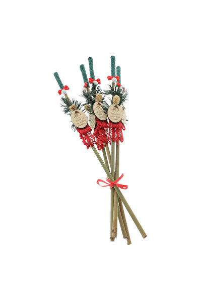 GiftExpress Set 5 bete Mos Nicolae bambus Grinch