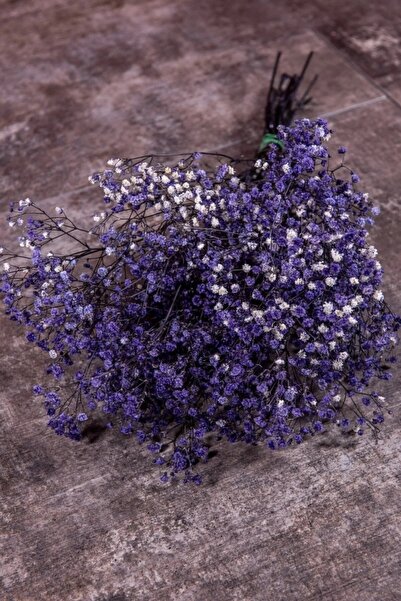 YASİMA Kuru Mor Şoklanmış Demeti 45 cm Aranjman Buket