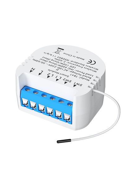 Milfra Wireless switch with mobile app Milfra, ABS, white, 250 V, 4 x 4.3 cm
