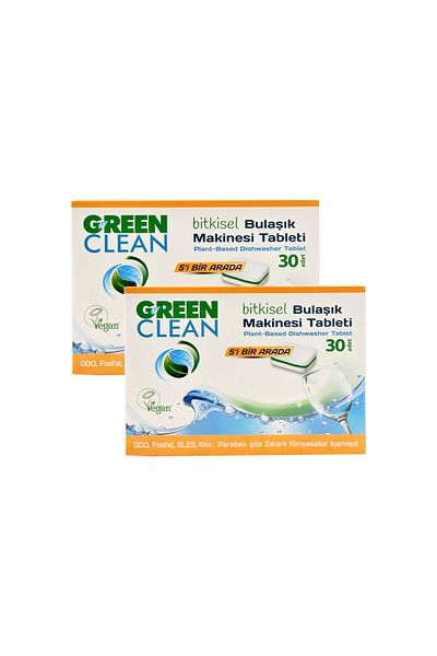 Green Clean Herbal Dishwasher Tablets 30 X 2 Pieces