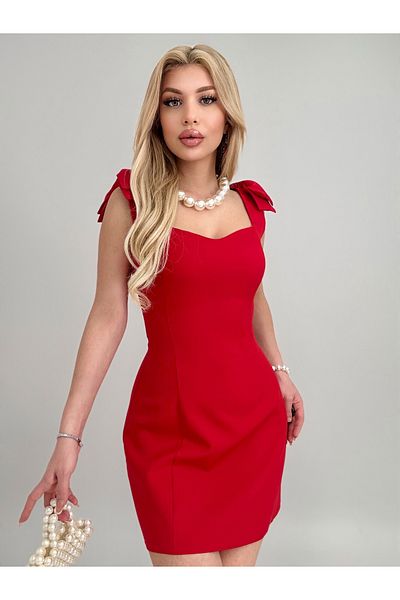 GİZONLY Marie Thick Strap Mini Dress