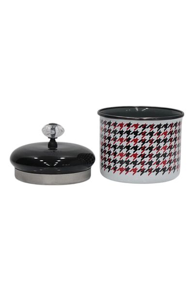 PR HOME Forte Black Enamel Spice Jar Small Size 10 cm
