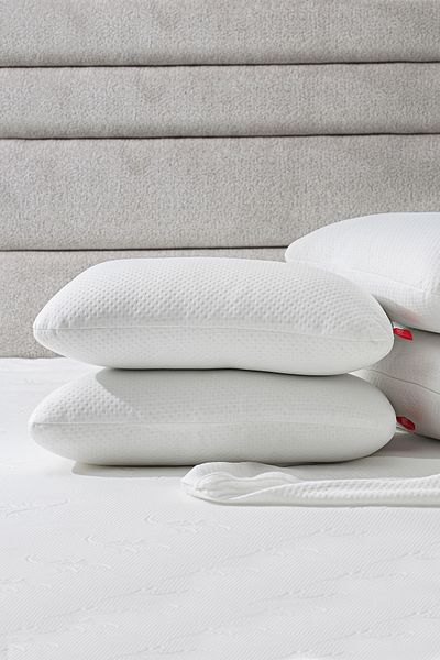 YASÜ Relax Mini (37*54cm) 3 Pcs Microfiber Beads Silicone Filling Home Hotel 3 Pillow Case with Zipper