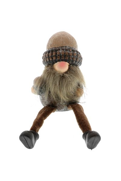 GiftExpress Brown Elf Figurine Textile Legs