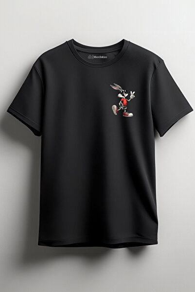 Merch&ice Μπλουζάκι Unisex Oversize με στάμπα Red Bugs Bunny