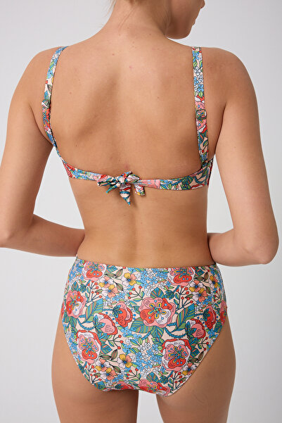 SAILOR moda Patterned Backless Swimsuit