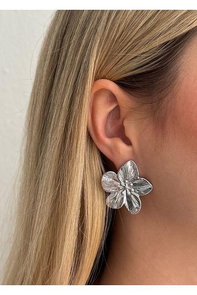 KİLİGİSTANBUL Aria Flower Earring 3.50 cm