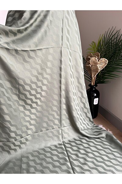 VaVscarfs شال جاكار قطني من Waterway باللون الأخضر