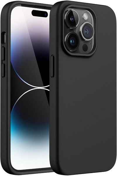 Generic Silicone Case Cover Compatible with iPhone 14 Pro 6.1 " , Ultra Slim Fit with Full Body Protection