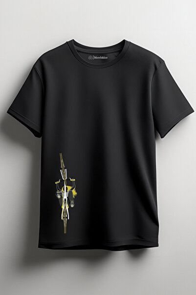Merch&ice Perspektiva bicikla Štampano Unisex T-shirt