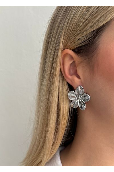 KİLİGİSTANBUL Aria Flower Earring 3.50 cm