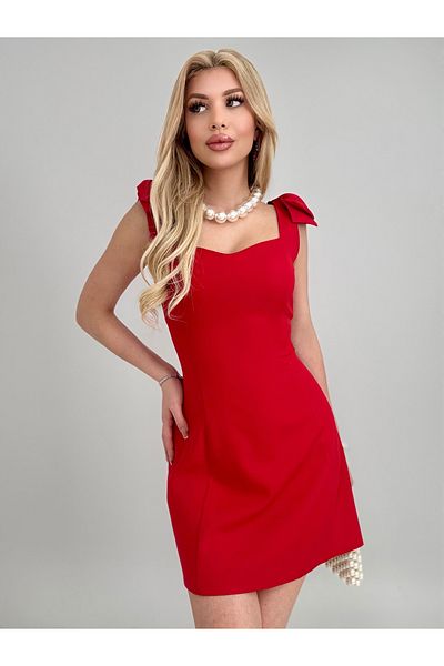 GİZONLY Marie Thick Strap Mini Dress