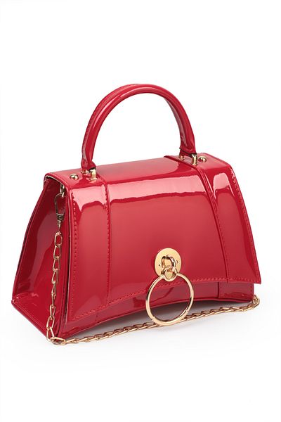 Capone Outfitters Patent Leather Savonita Women's Bag