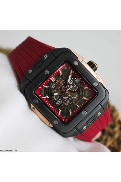 MICHAEL TOMMY Mt20309Gkrsy44 Men's Wristwatch with Silicone Cord