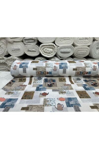 BEREKET PERDE 150 Cm Eninde Raşel Kumaş Sofra Bezi Masa Örtüsü 150x150 Ölçüle...