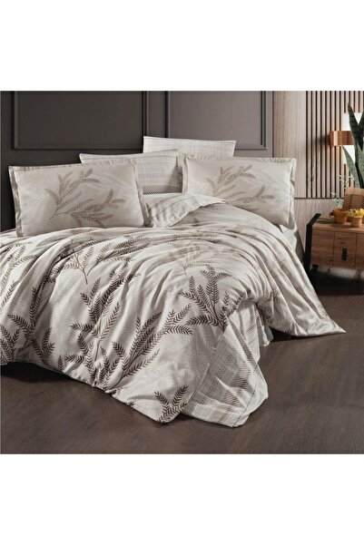 Clasy طقم غطاء لحاف مزدوج من الساتان - أليسا براون