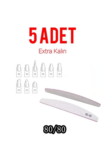 Beauty Box 5 Adet Profesyonel Tırnak Törpüsü Yarım Ay Kolay Tutuş Ergonomik T...