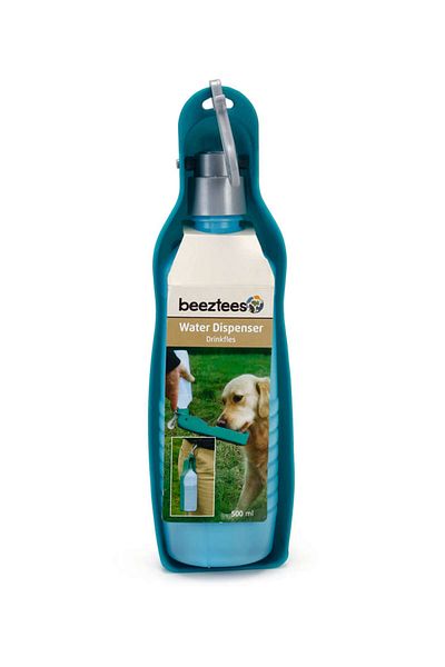Beeztees Dog Travel Water Bottle, Blue, 27X8X7,5Cm, 500ml Svlrs