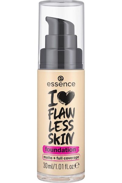 Essence كريم أساس آي لوف فلوليس سكين بعامل حماية من الشمس 20 لجميع أنواع البشرة، متعدد الألوان