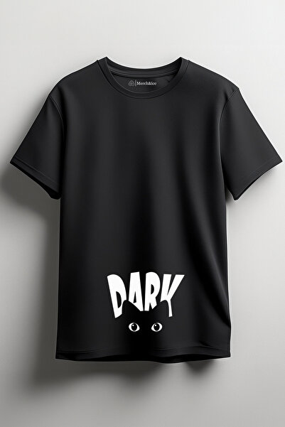 Merch&ice Μπλουζάκι Unisex με στάμπα σκούρα γάτα