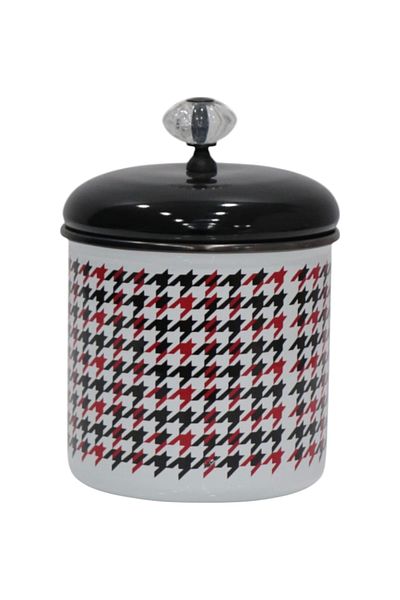 PR HOME Forte Black Enamel Spice Jar Medium Size 12 cm