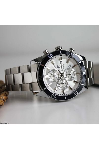 Reward Rwa146811 Men's Wrist Watch with Steel Band