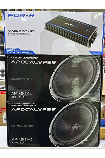 APOCALYPSE Profesyonel Paket Ses Sistemi 2 Takım Apocalypse 81AC - 350.4 Amfi