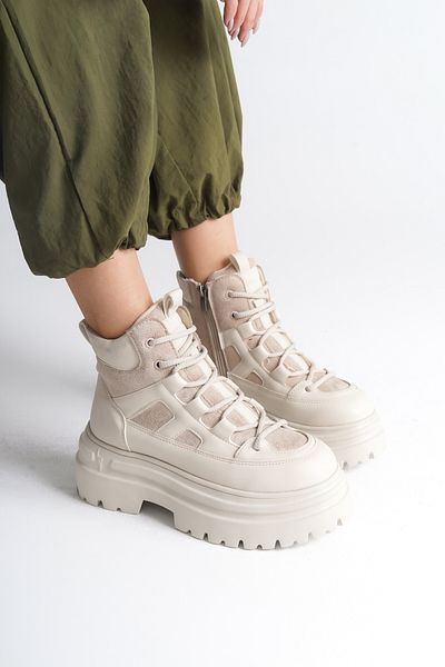 Capone Outfitters Γυναικείες αθλητικές μπότες με κορδόνια Trak Sole