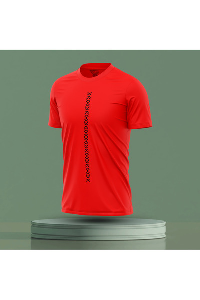 Bulvar Lee Men's Crew Neck Printed Regular Fit Summer T-Shirt