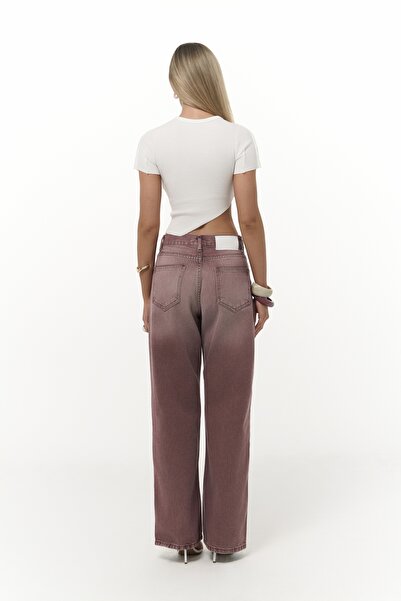 MAI STUDIOS CO. Norris Asymmetric Ecru Crop