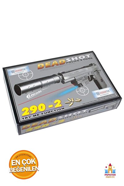 PapatyamPartiEvi Lazerli Boncuk Atan Tabanca - Susturuculu Modeli ile Çocukla...