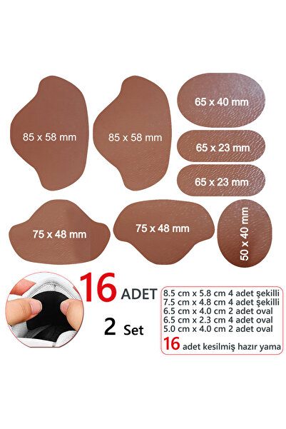 FIXALL ADHESIVE PRODUCTS Suni Deri Ayakkabı Tamir Yaması Topuk Desteği Arkası...