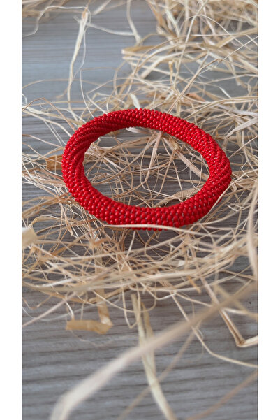 BTU EL YAPIMI ÖRME KUM BONCUK BİLEKLİK