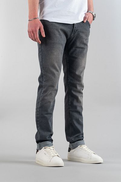 bombe Ανδρικό τζιν παντελόνι σε γκρι Slim Fit Slim Fit